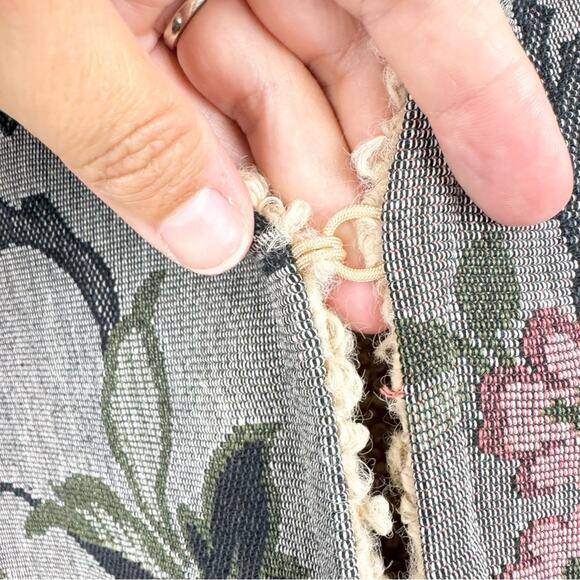 Sundance Augusta Floral Sherpa Reversible Hooded Coat Size SP Warm Cozy Oversize - Picture 8 of 13